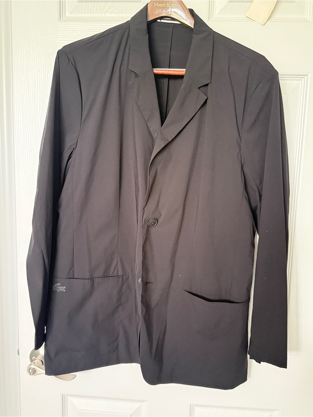 Lacoste Men's Black Lightweight Blazer Jacket